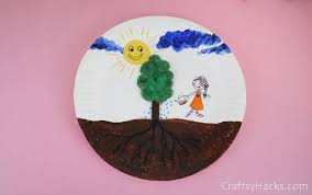 Growing flowers craft for kids. Paper Plate Flower Craft Kids Will Love Craftsy Hacks