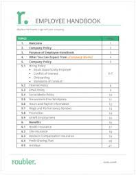 Please keep in mind that an employee handbook is different than an employment agreement. Employee Handbook Outline Roubler Hong Kong Resources