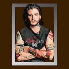 Tupac shakur had got 'thug life' tattoo inked on his belly, with 'i' replaced by a bullet, gained a lot of popularity. Game Of Thrones Jon Snow Thug Tattoos Tatowierungen