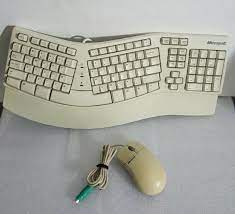 Microsoft Ergonomic Natural Computer Ps2 Keyboard E06401ps2 For Sale Online Ebay