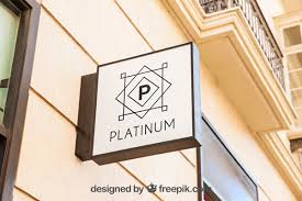 The freebie of the day is shop sign mockup. 60 Free Best Outdoor Wall Hanging Mounted Shop Sign Mockup Psd Files