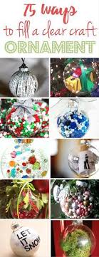 Homemade christmas decorations ideas to make. 75 Ways To Fill Clear Glass Ornaments Homemade Christmas Ornaments Refunk My Junk Christmas Ornaments Christmas Crafts Christmas Ornaments Homemade