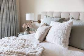 The Master Bedroom White And Beige Bedroom Beige Headboard Bedroom Design