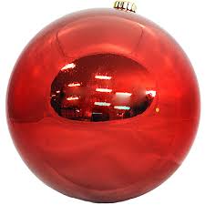 Shop with confidence on ebay! 20cm Bauble Red Christmas Decorations Shatterproof Baubles