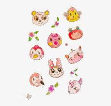 In animal crossing, nibbles seems to have a childish, and somewhat feminine theme in her house. Some Transparent Pink And Blue Animal Crossing Animal Crossing Watercolor Png Image Transparent Png Free Download On Seekpng