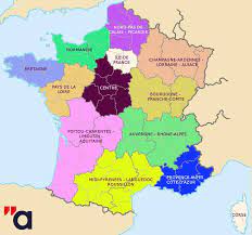 Reforme Territoriale Projet Nouvelle Carte Administrative De France 13 Regions Avec Fusion De L Auvergne E Carte De France A Imprimer Carte De France France