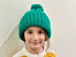 CROCHETED BEANIE, Handmade Hat, Chemo Cap, Knitted Head Warmer, Soft Winter  Pompom Hat for Men or Women, Handmade, Gift for Her or Him