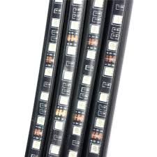 Sound Activated Wireless Remote Control Socal Led 4x Car Led Strip Lights Multi Color Rgb 5050 48 Smd Atmosphere Lamp Interior Footwell Under Dash Lighting Kit License Plate Lights