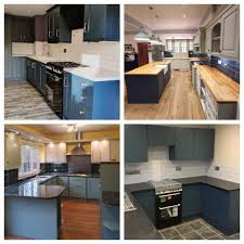 While most other examples combines blue cabinets with white cabinets, this french provincial classic takes a different approach in introducing blue into the kitchen design. Blue Kitchen Cabinet Sprays We Spray Upvc