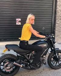 We've curated specs, features, news, photos/videos, etc. Pretty Rider Sc Project Exhaust Equipped Ducati Scrambler Full Throttle Owner Dominika Rides Coches Y Motocicletas Motos Motores