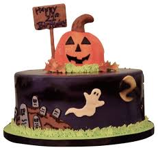 Halloween birthday images stock photos vectors shutterstock. Halloween Birthday Cake