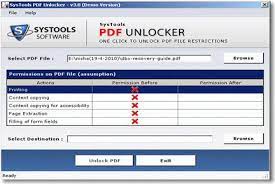 The pdf unlocker software can also remove signing, comment, document assembly restrictions and files. Systools Pdf Unlocker V3 1 Avaxhome