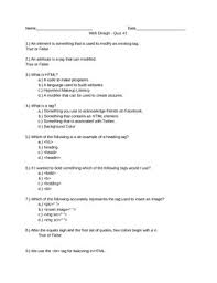 If you have a small chance of guessing the correct answer before, you now have 50% of getting the correct . True False Quiz Worksheets Teaching Resources Tpt