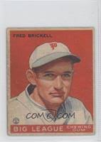 Fred Brickell Baseball Cards
