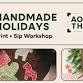Handmade for the Holidays: Stamp + Sip Printmaking... event in Carmel, IN