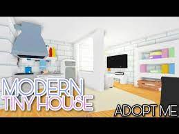 Modern Tiny House Adopt Me Speed Build Youtube Luxury House Plans Tiny House Luxury Modern Tiny House