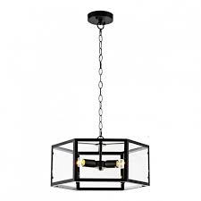 Siyah Renk Camli Uclu Prizma Modern Avize 51624 01 P03 Bk Avize Avizeler Modern