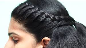 This braided hairstyle gives the illusion of thicker hair, due to pinching and pulling once it's complete. Braided Hairstyles For Long Thick Hair Different Hairstyles For Long Hair 2018 Youtube