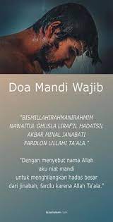 Tata cara mandi wajib pun sudah ada khaidahnya sendiri. For Religion