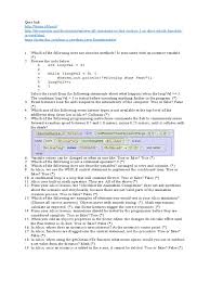 Refer to section 2 lesson 5. Kunci Jawaban Oracle Java Fundamental Masnurul