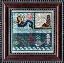 Check spelling or type a new query. Erica Michaels Needleart Designs Seaside Squared Cross Stitch Chart Mermaid Lighthouse Fish Octopus Whale Seaweed Lobster Seashell Ocean Water Sunshine Waves