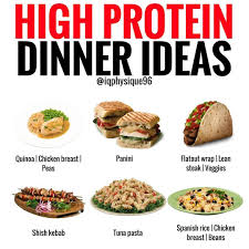 What Better Way To End The Night Than Have A Filling High Protein Meal Most Of My Meals Consist Of A Protein Dinner High Protein Recipes High Protein Dinner