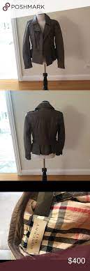 Burberry Brown Leather Jacket Brown Leather Jacket Brown Leather Burberry Jacket