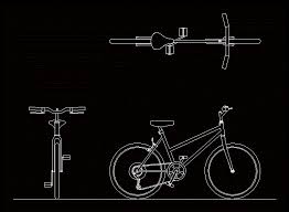 2d Bike In Autocad Download Cad Free 25 67 Kb Bibliocad