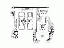 These apartment garage plans also include an alternate second story floor plan showing vacant space only, which is helpful when your property isn't zoned for additional residential use space. Garage Plans Apartment One Story Smalltowndjs House Plans 155592