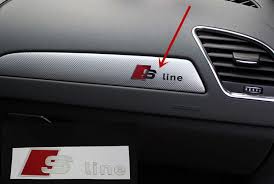 4pcs S Line Logo Metal Sticker Car Door Window Decal Emblem 3d Stickers Free Shipping For Audi A3 A4 Q3 Q5 A6 A5 Q7 S4 S3 S5 Audi Car Sticker Decor