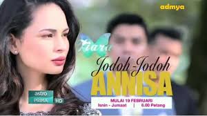 Membariskan pelakon seperti izara aishah, aaron aziz, amar baharin, raja afiq , afiq muiz, shah iskandar, fatin afeefa, daniella sya, fizz fairuz dan. Tiara Jodoh Jodoh Annisa