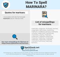 You don't even have to chop the onion and garlic. How To Spell Marinara And How To Misspell It Too Spellcheck Net
