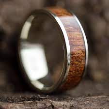 Rowan Wood Wedding Band White Gold Ring 3677 In 2021 Wood Wedding Band White Gold Rings Wedding Bands