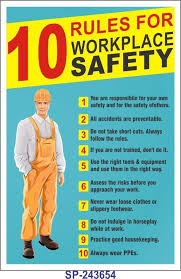 Check spelling or type a new query. Signageshop Sp 243654 10 Rules For Workplace Safety Poster Amazon In Industrial Scientific