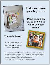 Cost is usually $8.95 (£6.92) a course with discounts on bundles. The Southern Ute Drum Scrapbooking And Card Making Classes