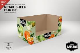 Are you looking for box mockup vectors or photos? Fold Up Retail Box Packaging Mockup Creative Photoshop Templates Creative Market