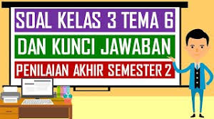 Ani kemudian selalu naik kelas dengan nilai yang memuaskan. Soal Kelas 3 Tema 6 Dan Kunci Jawaban Penilaian Akhir Semester 2 Youtube