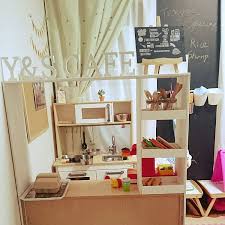 部屋全体 おままごとカフェ ikea 子供部屋 黒板シートのインテリア実例 2016 04 04 04 59 29 roomclip ルームクリップ インテリア インテリア 実例 ikea 子供部屋