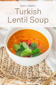 Authentic Easy Lemony Turkish Lentil Soup A Nutritious Yet Affordable Mid Week Meal Lentilsopu Redlentils T Lentil Recipes Lentil Soup Recipes Lemon Soup