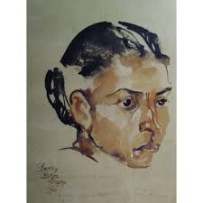 David Paynter The boy with Catapult 1931, Oil #davidpaynter #crpnewmembers  #srilankanacademicart #ceylonrealistpainterst  #srilankanrepresentationalartists #srilankanrealism #artdisscussion