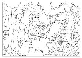 Inspired by julius schnorr von carolsfeld artwork. Coloring Page Adam And Eve Free Printable Coloring Pages Img 25966