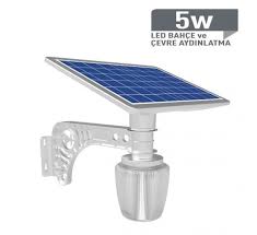 Bahce Aydinlatmasi 5w Gunes Enerjili Bahce Lambasi