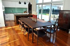 The most common 10 person table material is linen. 10 Seater Oak Dining Table