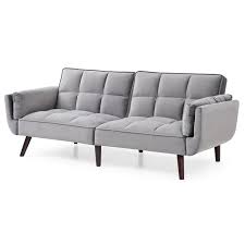 Acme helaine sleeper sofa in gray fabricby acme furniture. Glory Furniture Laurel G0920 S Sofa Bed Gray Velvet G0920 S