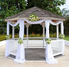 Find inspiration in these outdoor structures created for diy network's indoors out. Pin By Laurie Mertz On Wedding Ideas Pinterest Gazebo Decorations Gazebo Wedding Decorations Gazebo Wedding