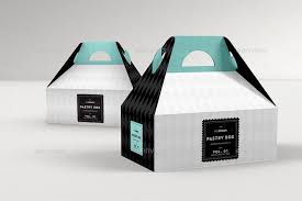 Food Pastry Boxes Vol 1 Cake Donut Pastry Packaging Mockups Cake Donuts Packaging Mockup Pastry