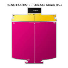 French Institute Florence Gould Hall 2019 Seating Chart