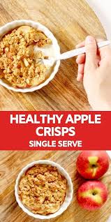 A Healthy Individual Apple Crisp Makes A Quick And Easy Dessert This Crisp Is Refin Individual Apple Crisp Recipe Apple Crisp Recipes Easy Apple Crisp Recipe