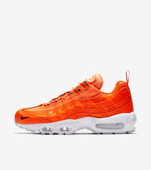 From the diverse materials to the amazing colorway, this will always be a gem to look at. Nike Air Max 95 Premium Total Orange White Black Release Date Nike Snkrs