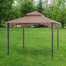 This canopy is designed to fit the 2016 or later version of 10 x 12 regency ii patio gazebo, please be advised that this canopy may not fit older models. Replacement Canopy For Sunjoy D Gz136pst N 10 X 10 Summer Breeze Soft Top Gazebo Garden Winds
